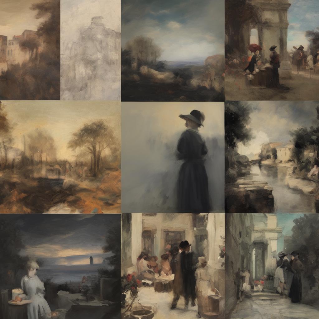 Το Στυλ και οι Τεχνικές Ζωγραφικής του René DUBOIS